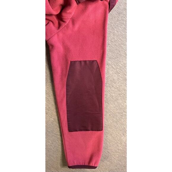 Free Country Womens Fleece Jacket Pink Waist Length Full Zip Hooded Pockets L - Picture 10 of 10